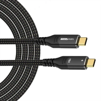 USB4 Kábel Thunderbolt-kompatibilné 4 Rýchly Kábel Rýchly Prenos Dát 40Gbps
