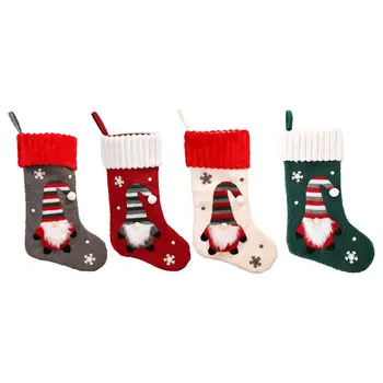 Vianočné Pančuchy Ozdoby Vianočné Anonymný Gnome Ponožka Vianoce, Darček Taška Pre Deti Na Vianoce Navidad Dekorácie Nový Rok 2024