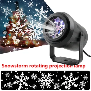 Vianočné Projektor Svetlá Dovolenku LED Projektor Svetlá, Vianočné Dekorácie Snowflake Svetlá Strana Fáze Svetlá Záhrada Decorati