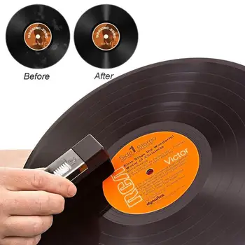 Vinyl Cleaner Proti Statickej Čistiaca Kefa na Prach Odstraňovač Súpravy pre Gramofóny