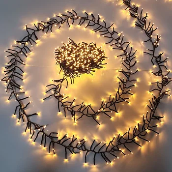 Vonkajšie Klastra Rozprávkových Svetiel 1000/2000LED Plug v Firecracker Svetlá na Vianočné Hviezdna String Svetlo pre Svadobné Party Strom Decor