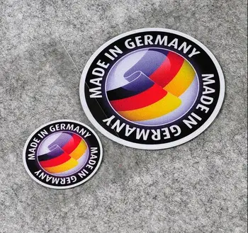 Vyrobené v Nemecku nálepky zábavné vinyl Nemecko vlajka motocyklové prilby nálepky závodné auto, obtlačky Pre nemecké Auto, SUV