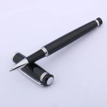 Vysoká kvalita baoer 508 guľôčkové pero Silver Výbava DARČEK Kovové Pero Rollerball kancelárske potreby Kancelárske školské potreby