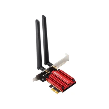 Wi-Fi 6E 5374Mbps AX210 pre Bluetooth5.2 802.11 AX 2.4 G/5G/6Ghz Bezdrôtový PCIE Adaptér Siete WiFi Kartu Podpory