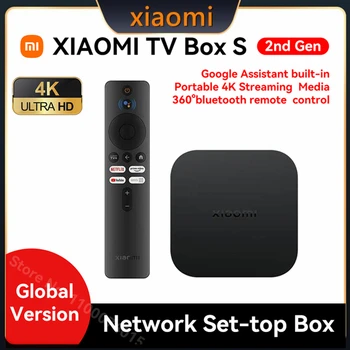 Xiao Mi TV Box Stick 4K Globálna Verzia Vysielať V HD 4K Google Asistent Vstavané Android TV 11 2 GB 8 GB Quad-core Procesor TV