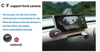 zaplatiť dodatočné náklady, aby si fotoaparát na prednej strane pre Tesla model 3 Y obrazovke