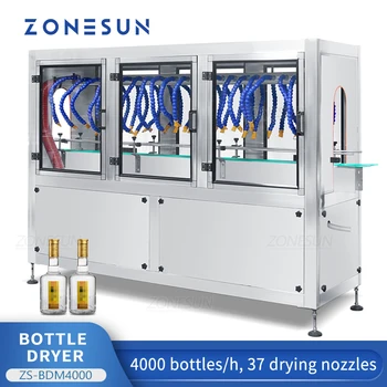ZONESUN ZS-BDM4000 Automatické Výrobné Linky Vysoký Tlak Sklenené Fľaše Vlasov