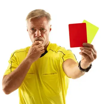 Červené, Žlté Karty 2 ks Rozhodca Príslušenstvo Súprava na Futbal, Trest Karty Profesionálny Futbal, Červené A Žlté Karty Multifunkčné