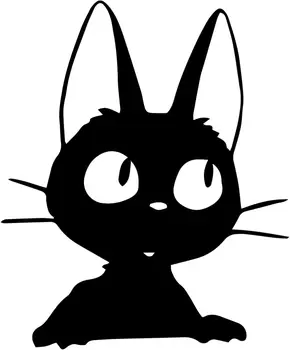 Čierna Mačka Skryť Mačky Odtlačkový Nálepky Roztomilý Auto Otlačkom, Zábavné Kotúča, pre Autá, Nákladné autá, Nákladné autá, Notebooky, a Windows