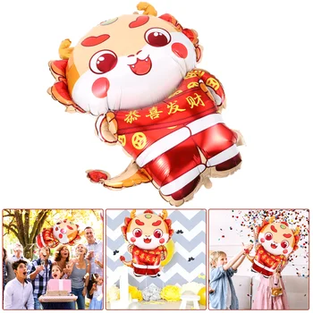 Čínsky Nový Rok Oslavu, Balón Dragon Figúrka Balón Ornament Jarný Festival Dekor