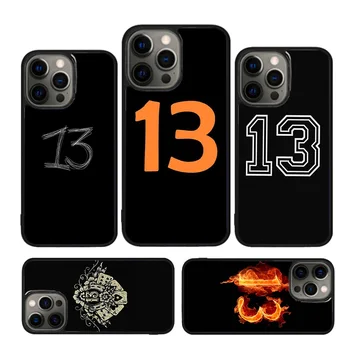 Šťastné Číslo 13 puzdro Pre iPhone 15 SE 2020 XR X XS Max 6 7 8 Plus 12 13 Mini 11 12 13 14 Pro Max Bumper Kryt