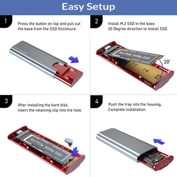 Dual Protokol M2 SSD Prípade 10Gbps Nvme SSD Kryt Pre Nvme PCIE M Tlačidlo/ (B+M) Tlačidlo SSD Pevný Disk Box M. 2 Adaptér Čitateľa Dual Protokol M2 SSD Prípade 10Gbps Nvme SSD Kryt Pre Nvme PCIE M Tlačidlo/ (B+M) Tlačidlo SSD Pevný Disk Box M. 2 Adaptér Čitateľa 1