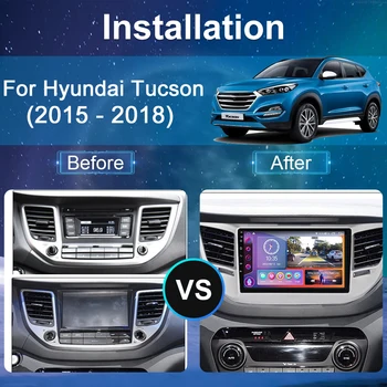 Pre Hyundai Tucson 3 2015 - 2018 IX35 Android autorádia Multimediálne Video Prehrávač, Navigácia GPS Carplay Dotykový Displej Auto Stereo Pre Hyundai Tucson 3 2015 - 2018 IX35 Android autorádia Multimediálne Video Prehrávač, Navigácia GPS Carplay Dotykový Displej Auto Stereo 1