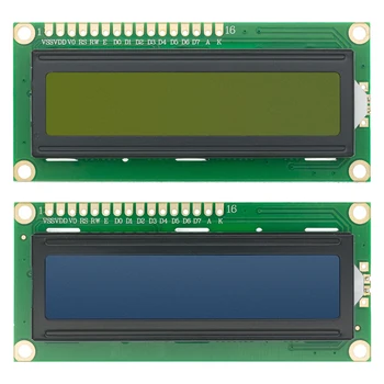 LCD1602+I2C Modul Modrá / Žltá Zelená Obrazovka 16x2 Znakov LCD Displej PCF8574T PCF8574 IIC I2C Rozhranie 5V pre arduino LCD1602+I2C Modul Modrá / Žltá Zelená Obrazovka 16x2 Znakov LCD Displej PCF8574T PCF8574 IIC I2C Rozhranie 5V pre arduino 2