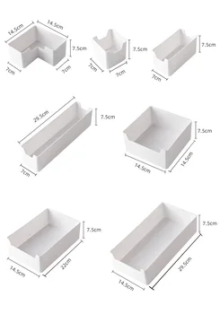 M viacúčelové plastové úložný box Japonský stôl drobnosti box klasifikácia prekrytie úložný box domov M viacúčelové plastové úložný box Japonský stôl drobnosti box klasifikácia prekrytie úložný box domov 2