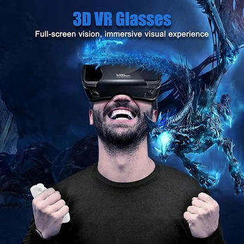 VR Okuliare Full-Screen Virtuálnej Reality 3D Okuliare VR Nastaviť 3D Virtuálnej Reality Okuliare, Nastaviteľný VR Okuliare S Gamepad VR Okuliare Full-Screen Virtuálnej Reality 3D Okuliare VR Nastaviť 3D Virtuálnej Reality Okuliare, Nastaviteľný VR Okuliare S Gamepad 2