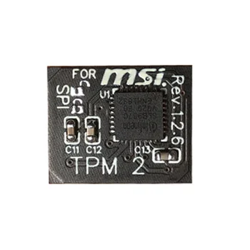 TPM 2.0 Šifrovanie Ochranný Modul Vzdialenej Karty 12 Pin SPI TPM2.0 Ochranný Modul pre MSI Doska TPM 2.0 Šifrovanie Ochranný Modul Vzdialenej Karty 12 Pin SPI TPM2.0 Ochranný Modul pre MSI Doska 3