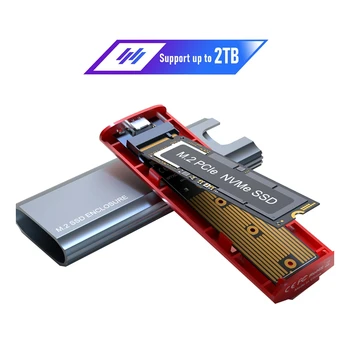 Dual Protokol M2 SSD Prípade 10Gbps Nvme SSD Kryt Pre Nvme PCIE M Tlačidlo/ (B+M) Tlačidlo SSD Pevný Disk Box M. 2 Adaptér Čitateľa Dual Protokol M2 SSD Prípade 10Gbps Nvme SSD Kryt Pre Nvme PCIE M Tlačidlo/ (B+M) Tlačidlo SSD Pevný Disk Box M. 2 Adaptér Čitateľa 4