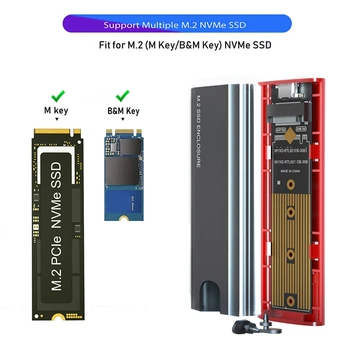 Dual Protokol M2 SSD Prípade 10Gbps Nvme SSD Kryt Pre Nvme PCIE M Tlačidlo/ (B+M) Tlačidlo SSD Pevný Disk Box M. 2 Adaptér Čitateľa Dual Protokol M2 SSD Prípade 10Gbps Nvme SSD Kryt Pre Nvme PCIE M Tlačidlo/ (B+M) Tlačidlo SSD Pevný Disk Box M. 2 Adaptér Čitateľa 5