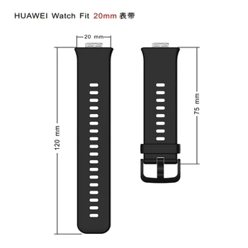 Gumy Popruh pre -Huawei Sledovať Fit Inteligentný Náramok Náramok Príslušenstvo Band Gumy Popruh pre -Huawei Sledovať Fit Inteligentný Náramok Náramok Príslušenstvo Band 5