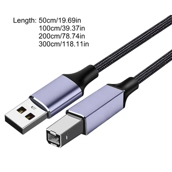 Kvalitný USB 2.0 USB B kábla k Tlačiarni za Kábel pre Tlačiareň a Digitálne Zariadenia Kvalitný USB 2.0 USB B kábla k Tlačiarni za Kábel pre Tlačiareň a Digitálne Zariadenia 5