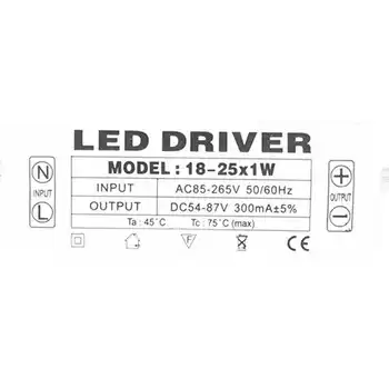 LED Driver Vstup AC85‑265V LED Ovládač pre Domáce pre Obývacia Izba LED Driver Vstup AC85‑265V LED Ovládač pre Domáce pre Obývacia Izba 5